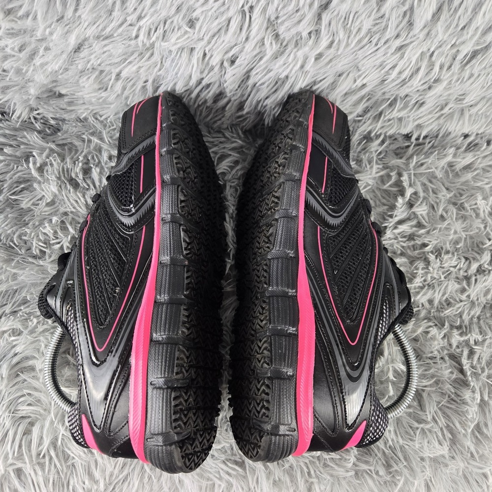 Fila Womens 11 Black Pink Composite Toe Memory Foam Work Sneakers 5SR21264-973 - Picture 8 of 9